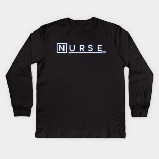 Nurse R.N. Kids Long Sleeve T-Shirt